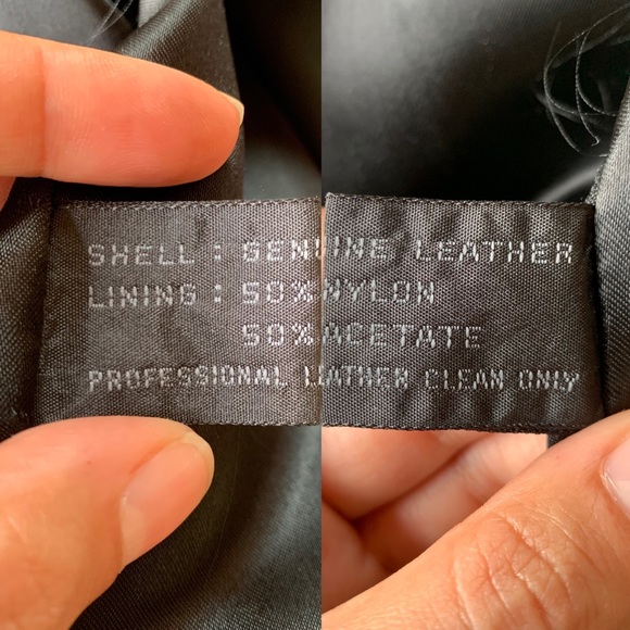 Scully vintage genuine leather classic black button down vest - Picture 7 of 15